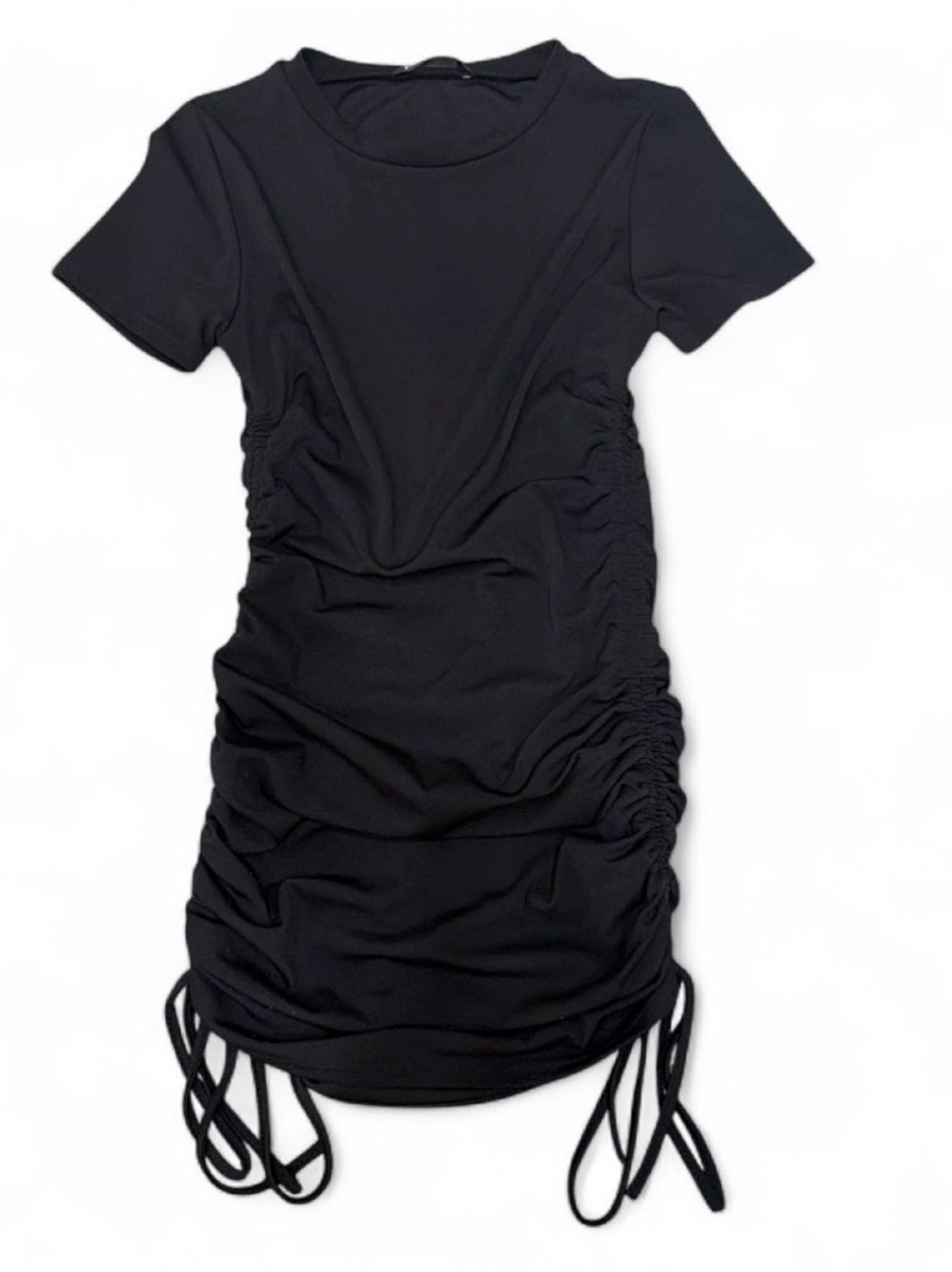 SHEIN Black Short-Sleeve Ruched Men’s Tee